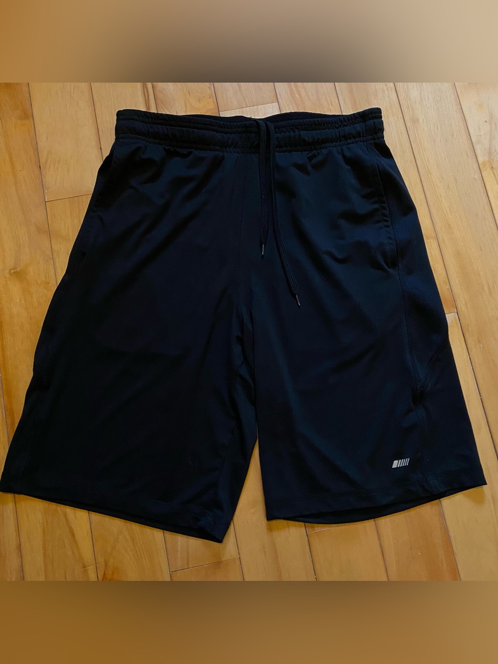 Amazon Essentials Black Athletic Drawstring Shorts